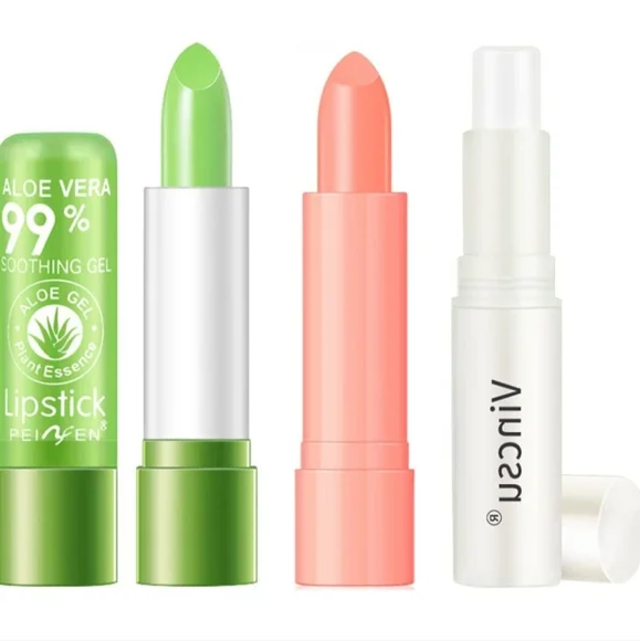 etedes | Makeup | Aloe Vera Color Changing Lipsticks Lasting Nutritious Lip  Balm Lips Natural | Poshmark
